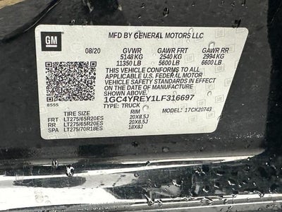 2020 Chevrolet Silverado 2500 HD High Country