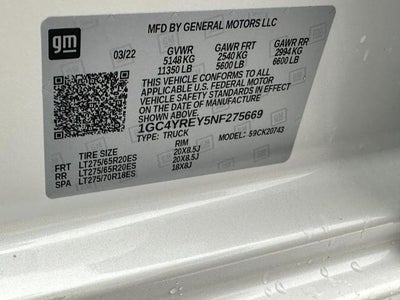 2022 Chevrolet Silverado 2500 HD High Country