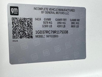 2024 GMC Savana Cutaway 3500 1WT