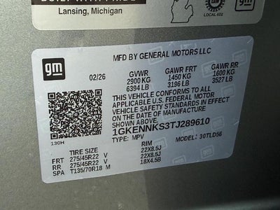 2026 GMC Acadia Elevation