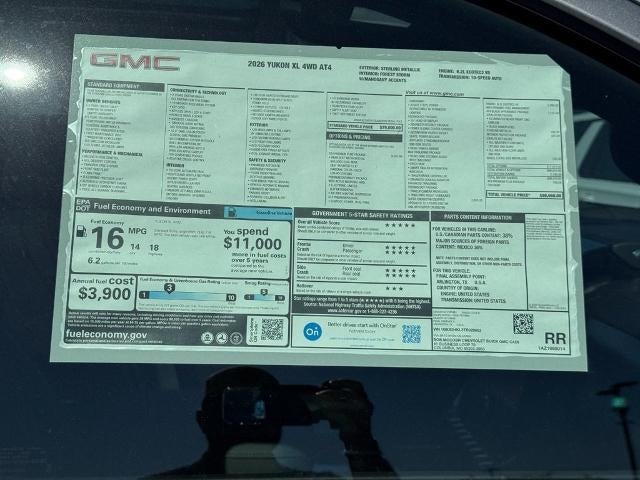 2026 GMC Yukon XL AT4