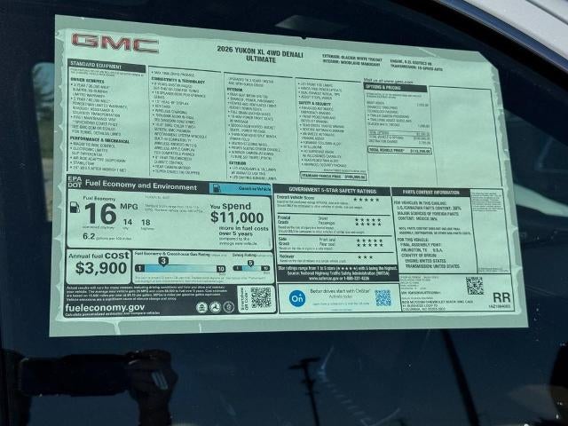 2026 GMC Yukon XL Denali Ultimate