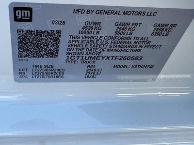 2026 GMC Sierra 2500 HD SLE