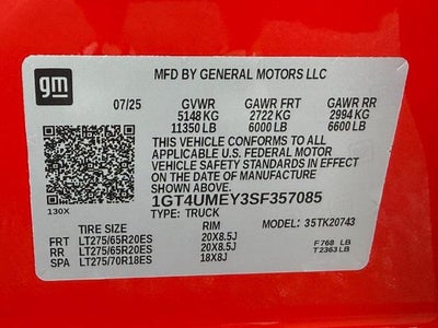 2025 GMC Sierra 2500 HD SLE