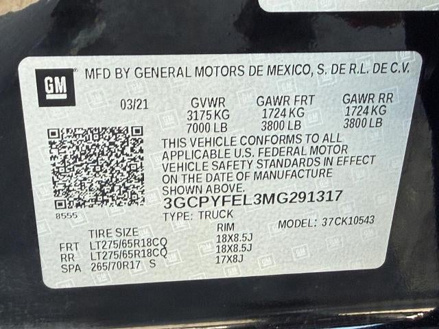 2021 Chevrolet Silverado 1500 LT Trail Boss