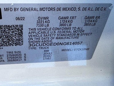 2022 Chevrolet Silverado 1500 LTZ