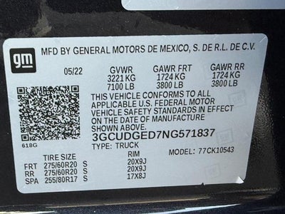 2022 Chevrolet Silverado 1500 LTZ