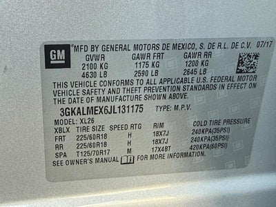 2018 GMC Terrain SLE