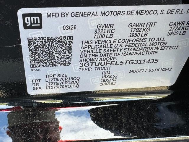 2026 GMC Sierra 1500 AT4X