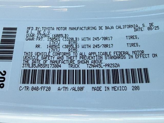 2025 Toyota Tacoma 4WD SR